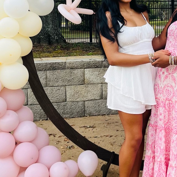 Altar'd State White Ruffle Dress - Picture 2 of 2